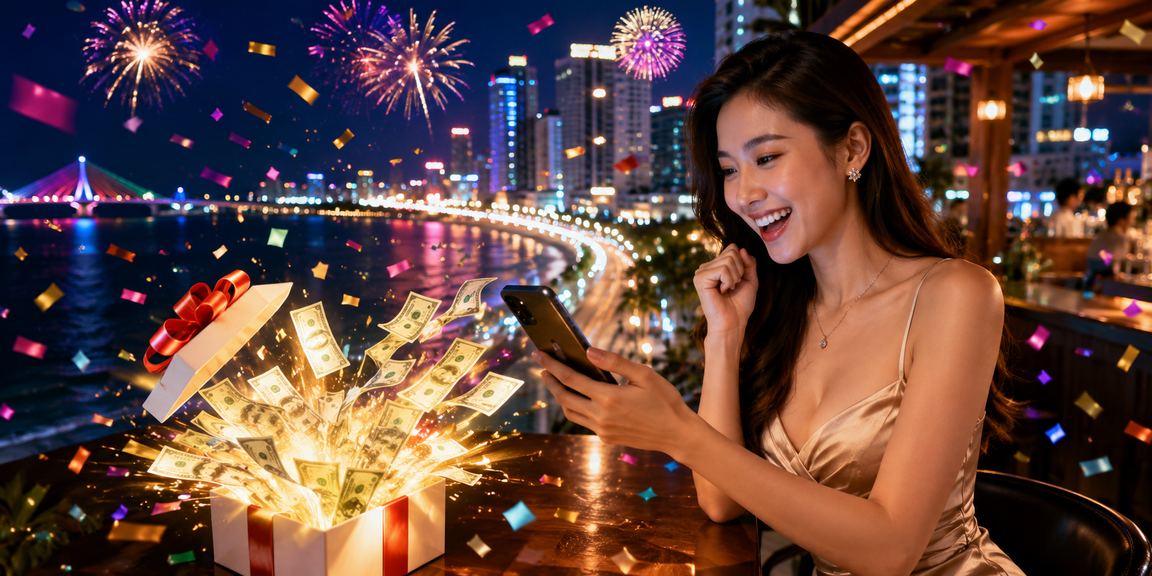 Không khí lễ hội sôi động tại Đà Nẵng khi người dùng truy cập ứng dụng cá cược thể thao trên điện thoại