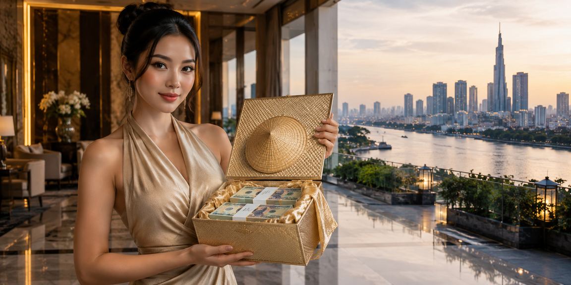 Không khí casino trực tuyến tại TP. Hồ Chí Minh với hình ảnh nón lá đặc trưng Việt Nam